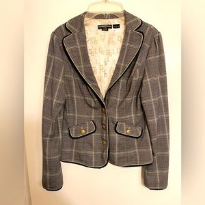 Guess Suit Set- Beautiful Plaid Blazer and Skirt Set